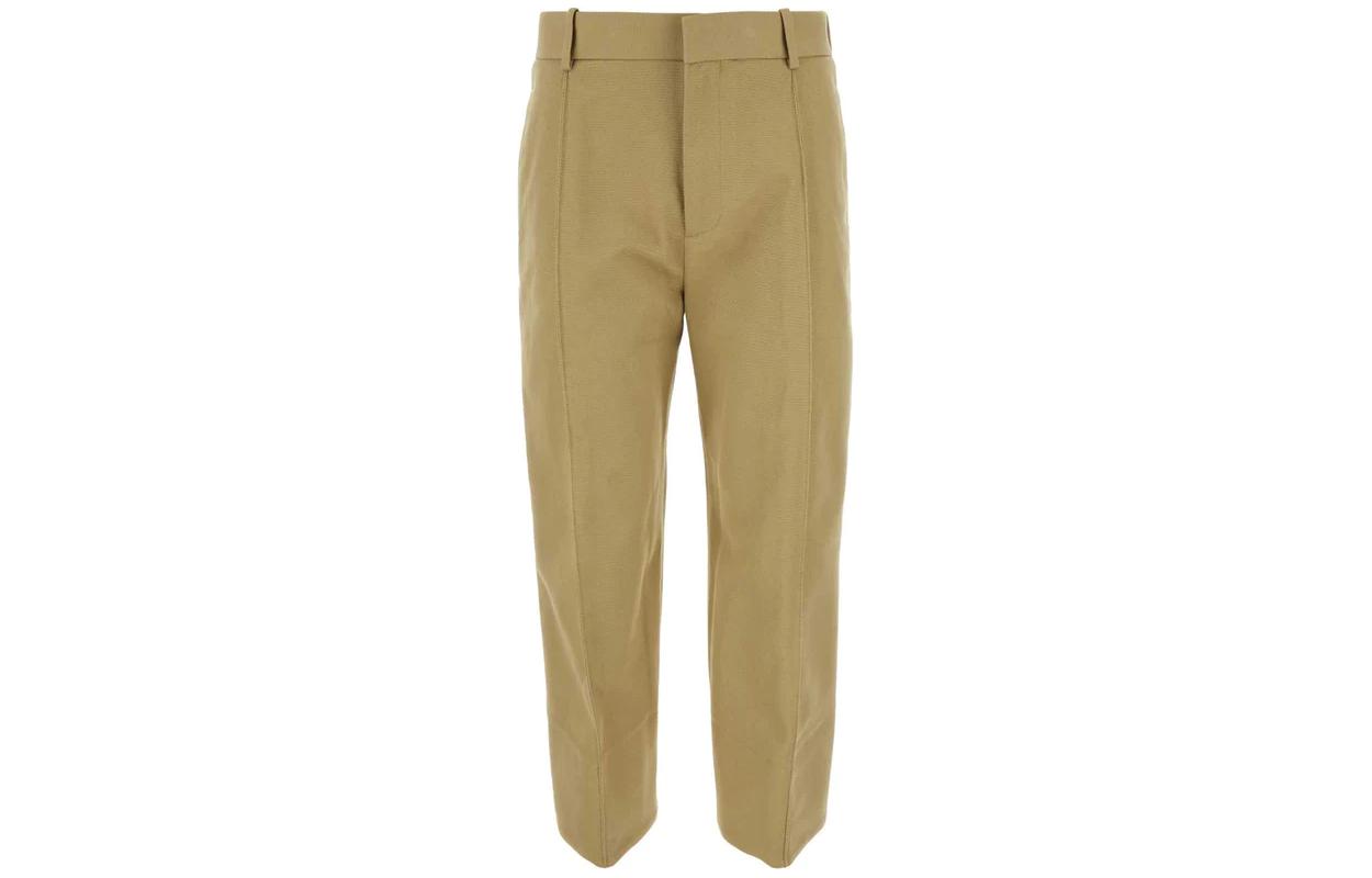 Bottega Veneta Cropped Straight Leg Trousers