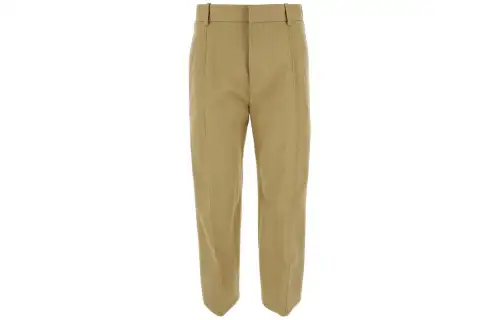 Bottega Veneta Cropped Straight Leg Trousers