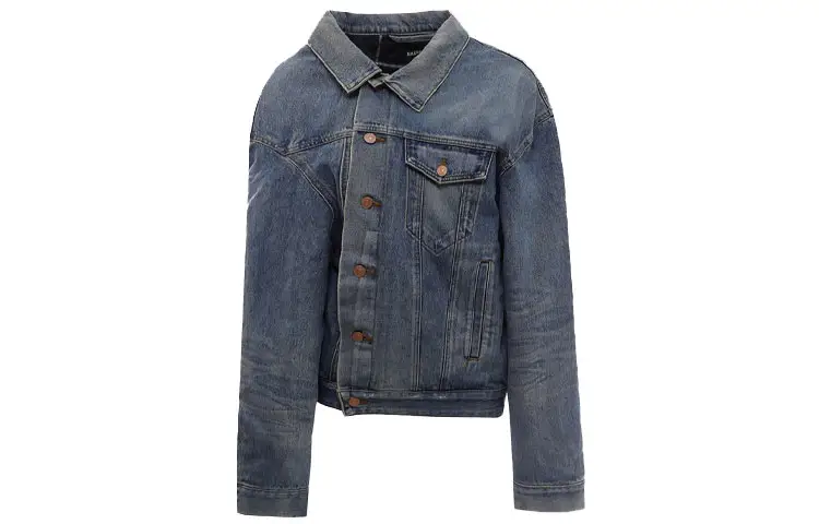 Balenciaga Deconstructed Jacket 'Blue'