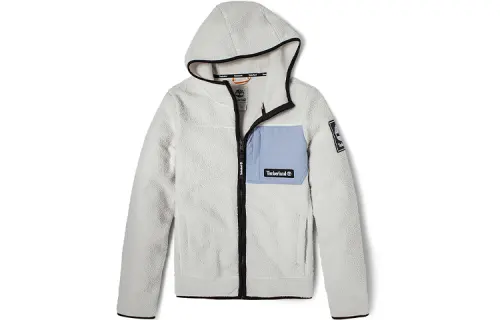 Timberland Velvet Jackets Women's White Sand Hooded Moderate