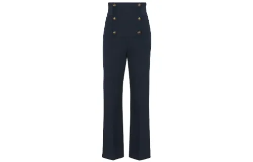 DIOR SS21 Casual Pants Women's Dark Blue