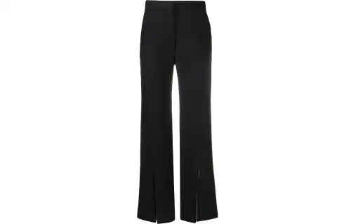 LOEWE Casual Pants Women's Black Moderate Straight Fit Pants