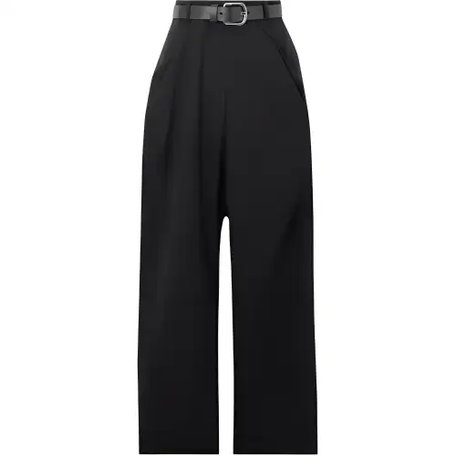 LOEWE Belted Draped Trousers