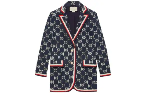 GUCCI Business Suit Coat Women's Marine Blue
