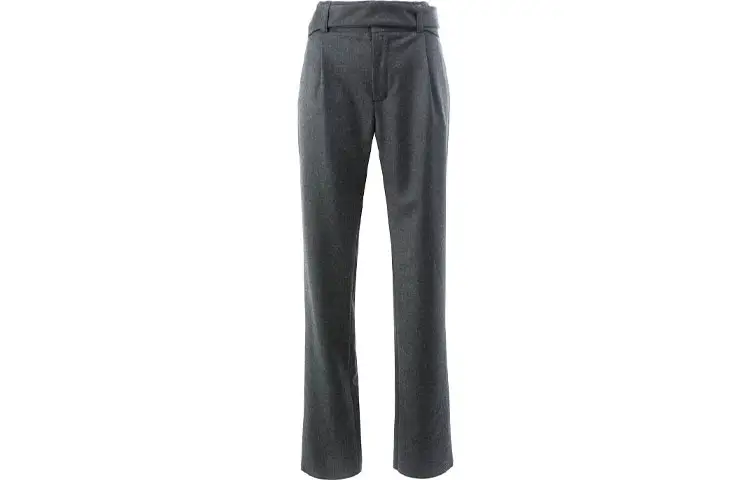 SAINT LAURENT Full Length Pants Women's Gray
