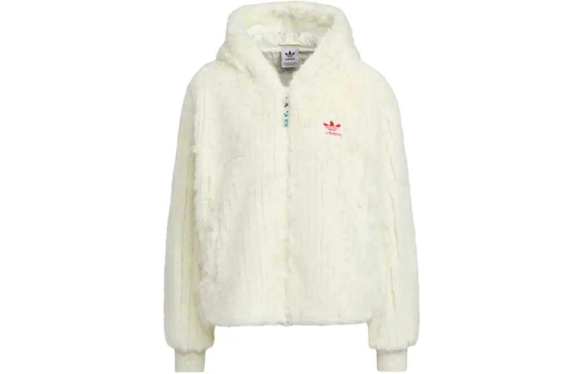 Adidas Originals x FEIFEI RUAN Velvet feel Coat Women's White