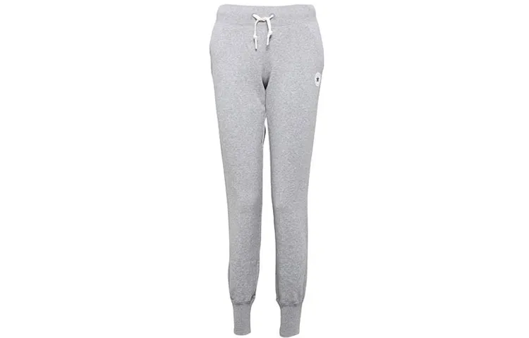 Converse Chuck Knitted Sweatpants Women's Gray Moderate Cuffed Pants