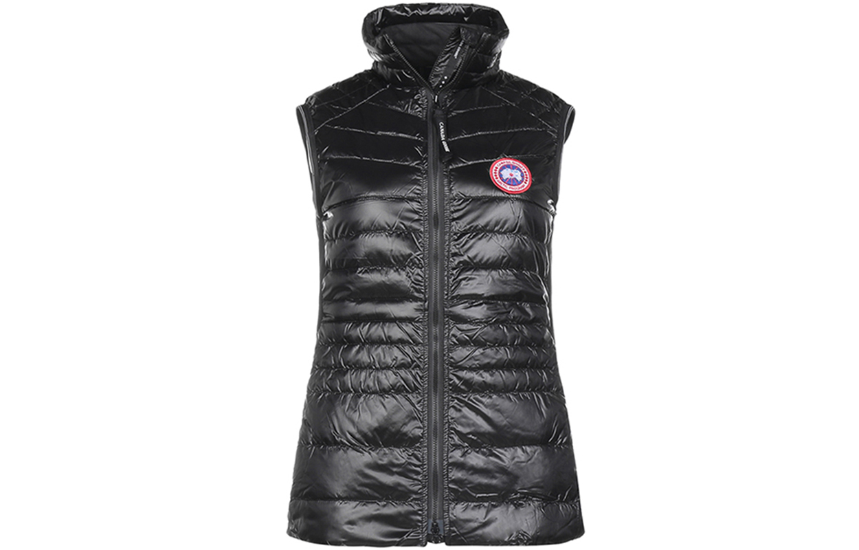 Canada Goose Canada Goose HyBridge Series Lite Tech Red Label Windproof and Waterproof Down Vest Rib Goose Down Vest Women's Black