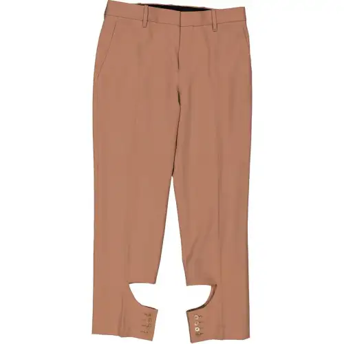 Burberry Casual Pants Women's Dark Cookie