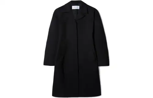 OFF-WHITE Round Techno Gab single-breasted coat