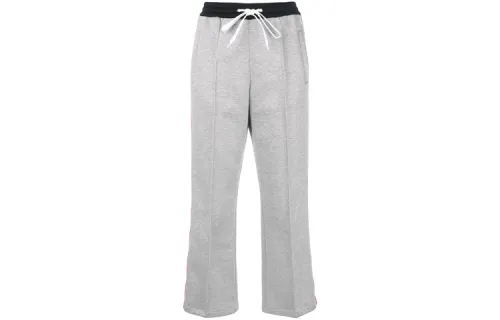 MIU MIU Casual Pants Women's Gray Moderate Straight Fit Pants
