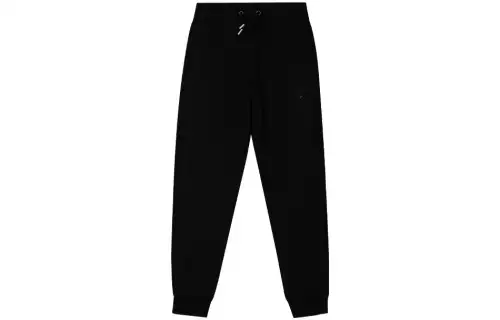 ASICS Knitted Sweatpants Women's Black Moderate Cuffed Pants