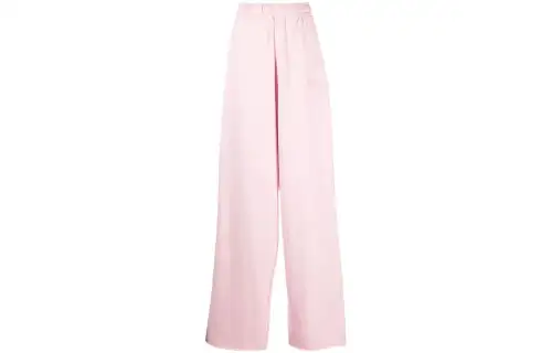 Vetements Casual Pants Women's Pink Moderate Wide Leg Pants