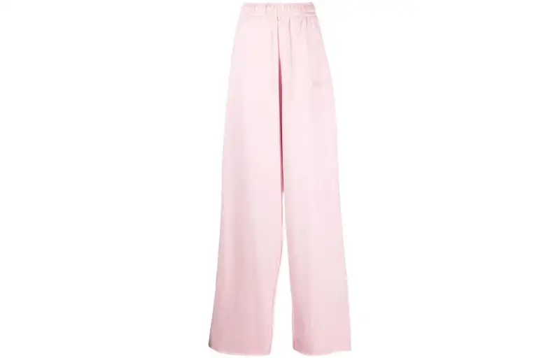 Vetements Casual Pants Women's Pink Moderate Wide Leg Pants