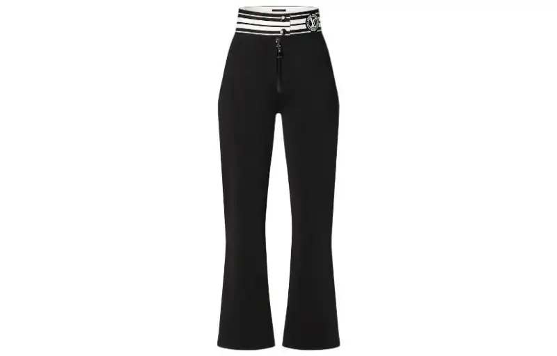 LOUIS VUITTON Lv Stripe Technical Jersey Flared Pants