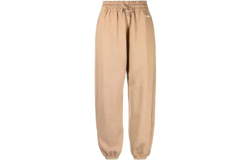 OFF WHITE Embroidered Logo Track Pants 'Brown/White'