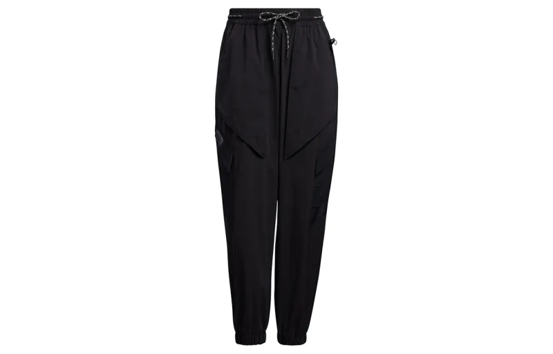 Adidas Originals Cargo Pants Women's Black Moderate Cuffed Pants