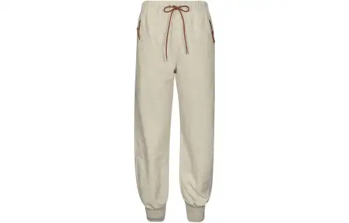 LOEWE SS22 Knitted Sweatpants Women's Ecru