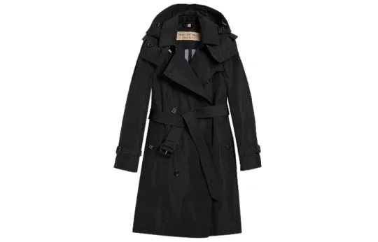 Burberry Women's Amberford Trench Coat Black