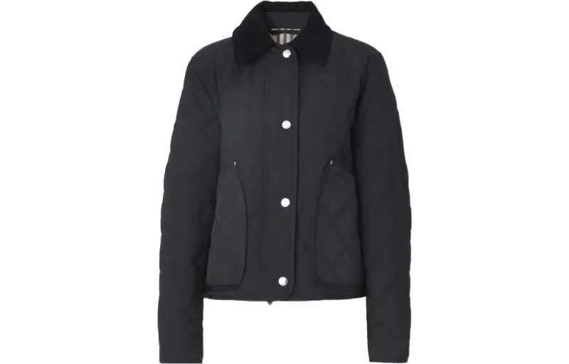 Burberry SS22 Cropped Coat Women's Black