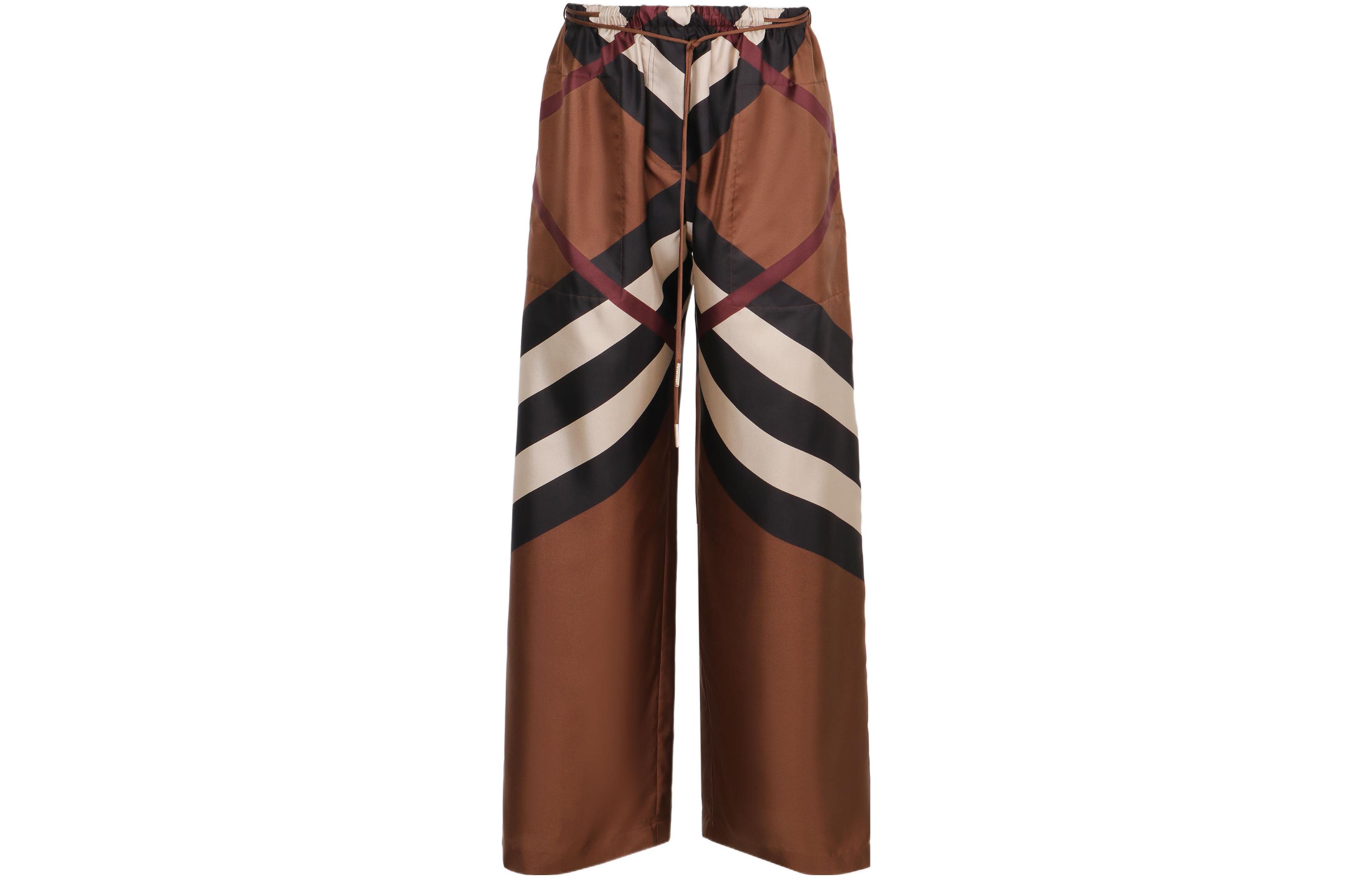 Burberry FW22 Casual Pants Women's Dark Brown