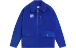 Li Ning Velvet Jackets Women's Bright Blue Lapel Moderate