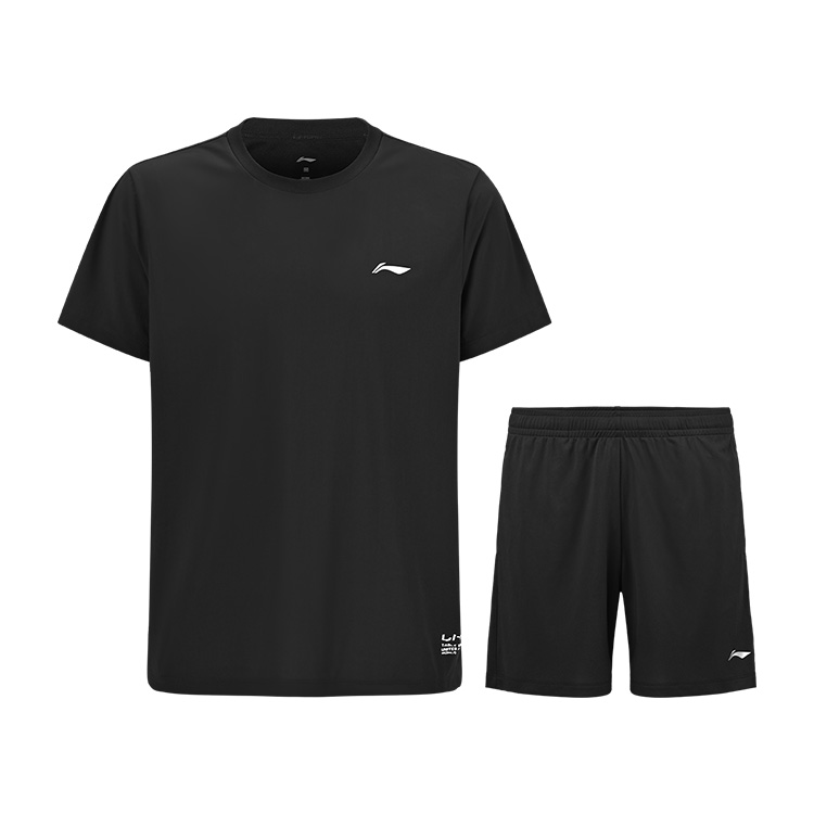 Li Ning Table Tennis Collection Table Tennis Clothing Sets Unisex Black
