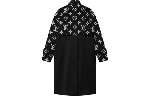 LOUIS VUITTON Coat Women's Black