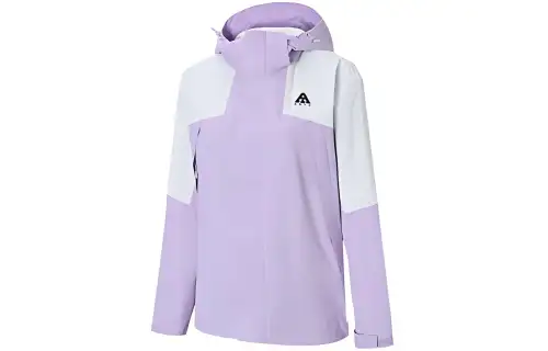 Anta Waterproof, Windproof, And Breathable Windbreaker Jacket Women's Arctic Purple
