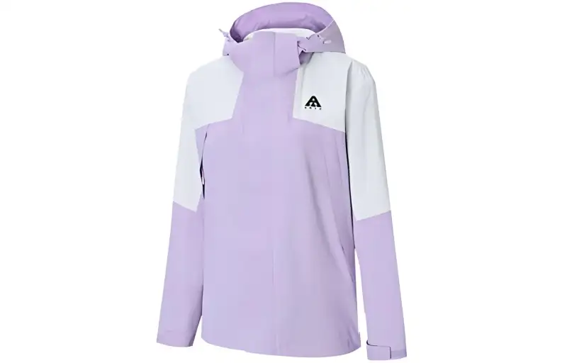 Anta Waterproof, Windproof, And Breathable Windbreaker Jacket Women's Arctic Purple