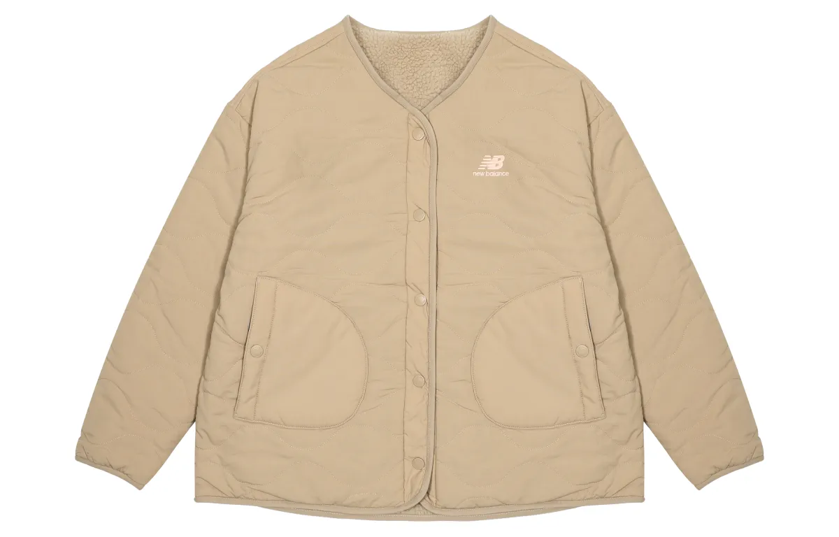 New Balance Puffer Jacket Winter Women's Khaki