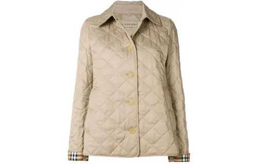 Burberry Quilting Puffer Jacket Women's Beige