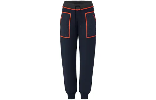 LOUIS VUITTON Knitted Sweatpants Women's Blue