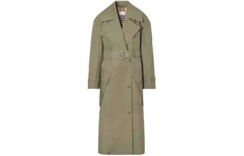 Burberry Laxton Gabardine Trench Coat