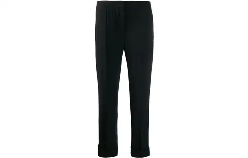 PRADA Casual Pants Women's Black Moderate Straight Fit Pants