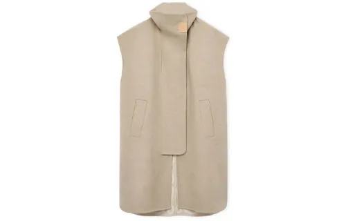 LOEWE SS24 Cloaks Women's Khaki