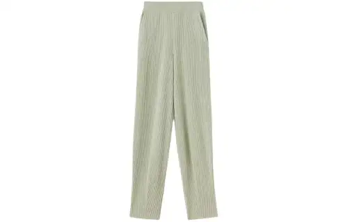 Loro Piana Lago Sirio Trousers Casual Pants Women's Light Green