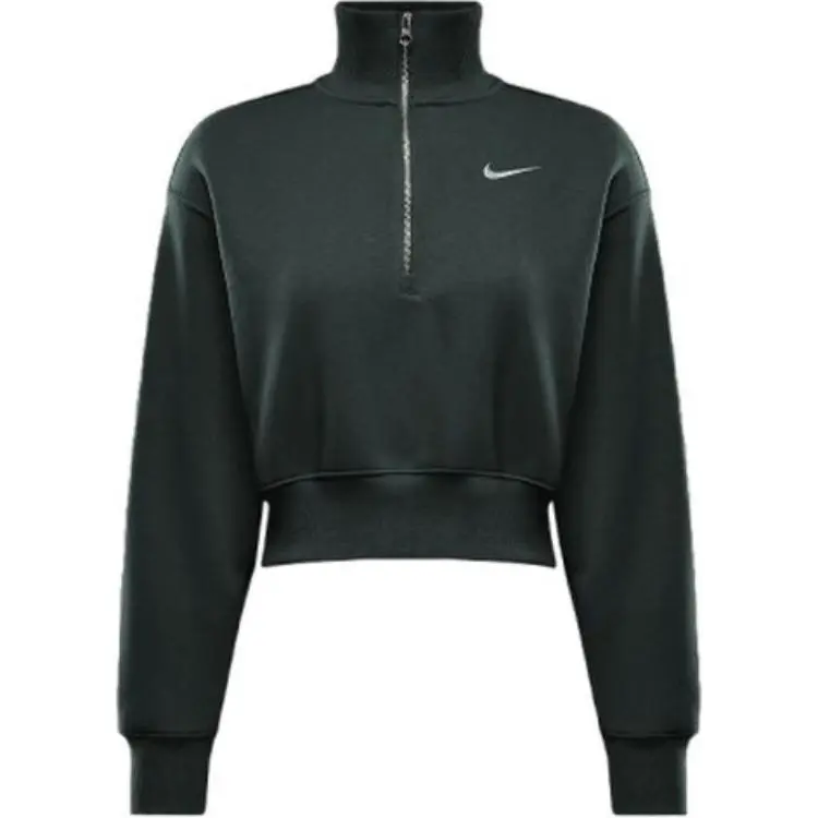 Nike Sweatshirts Women's Green Turtleneck Moderate