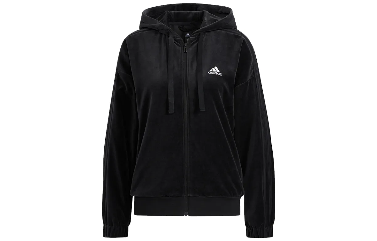 Adidas Velvet feel Coat Women's Black