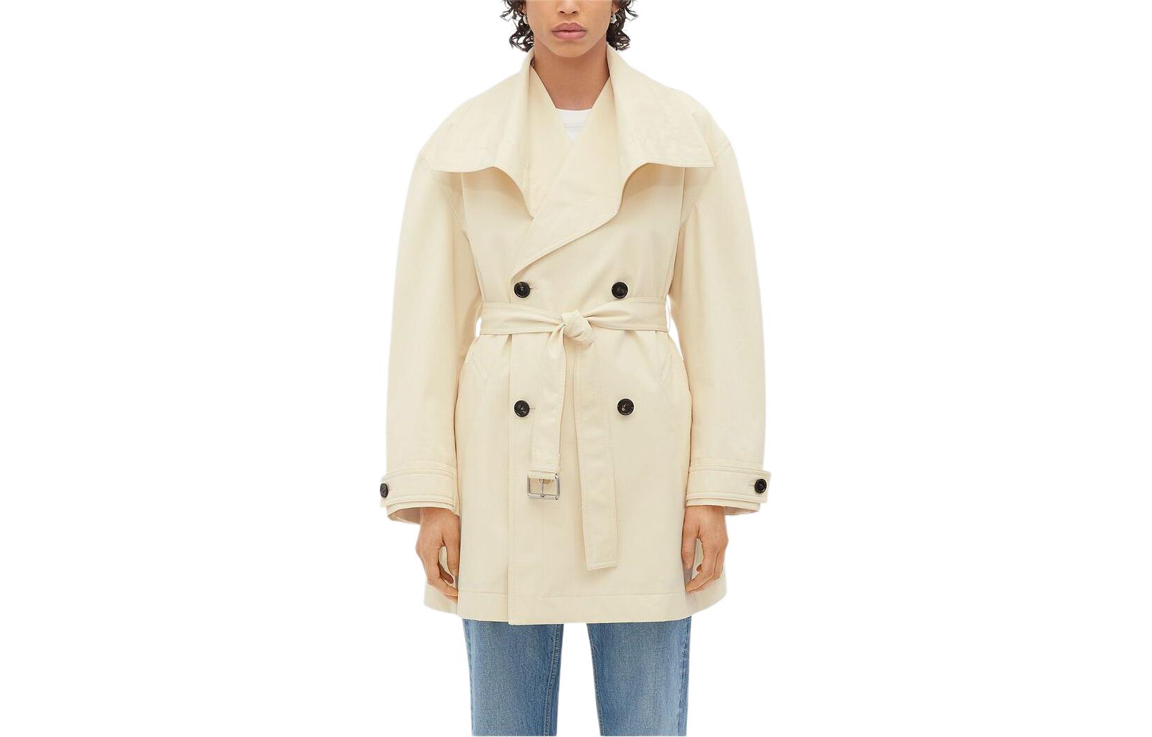 Bottega Veneta SS24 Trench Coat Women's Parchment