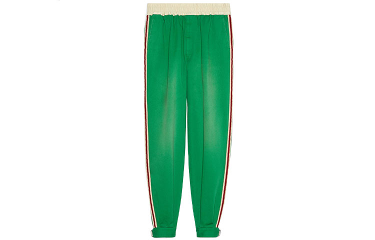 GUCCI SS21 Casual Pants Women's Green