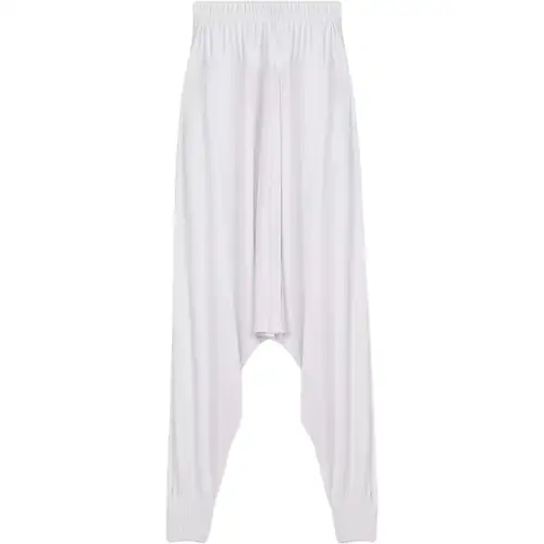 LOEWE Casual Pants Women's White Moderate Tapered Pants