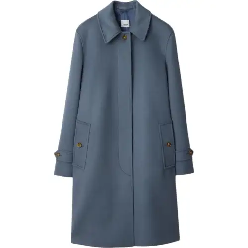 Burberry Coat Women's Steel Blue
