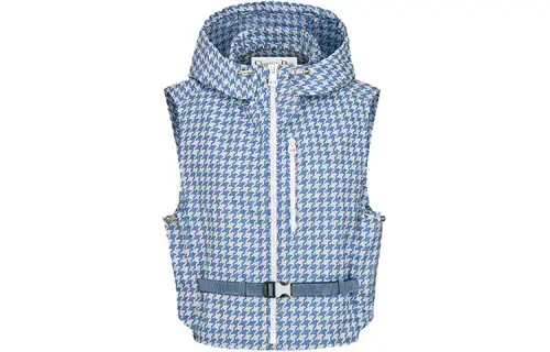 DIOR Quarterly New Products Vests Women's Blue Hooded Non Detachable Moderate Other