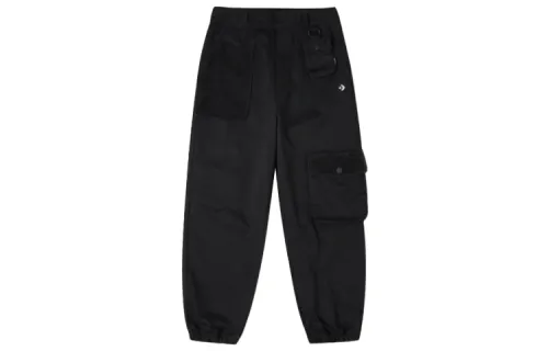 Converse Cargo Pants Women's Black Moderate Straight Fit Pants