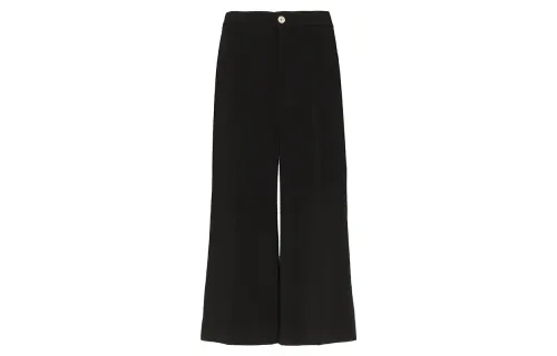 GUCCI Casual Pants Women's Black Moderate Wide Leg Pants