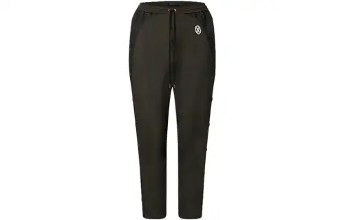 LOUIS VUITTON Knitted Sweatpants Women's Army Green