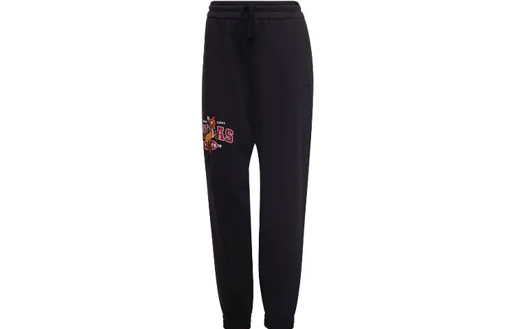 Adidas Originals X Disney Adidas Originals X Disney Casual Pants Women's Black Moderate Cuffed Pants