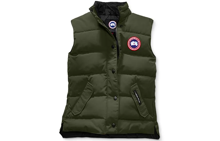 Canada Goose Down Vest Women's Army Green