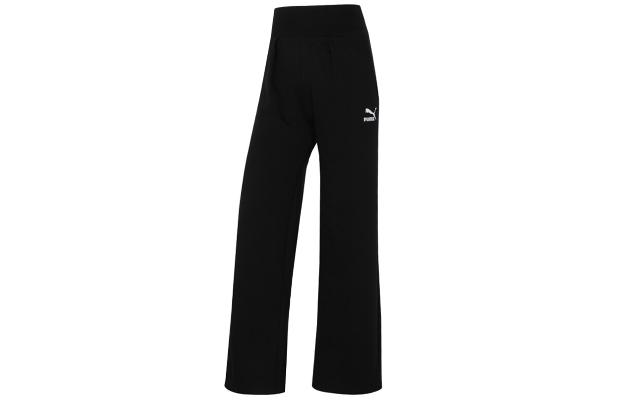 Женские штаны PUMA Classics Fashion Wide Leg (черные)